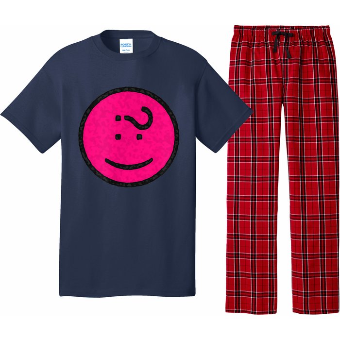 Happy Face Emoticon Funny Graphic for Teens Pajama Set