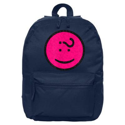 Happy Face Emoticon Funny Graphic for Teens 16 in Basic Backpack