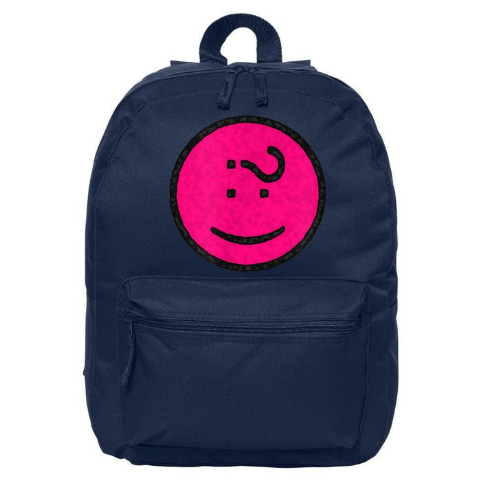 Happy Face Emoticon Funny Graphic for Teens 16 in Basic Backpack