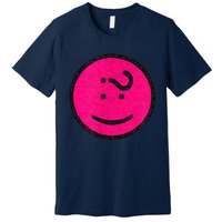 Happy Face Emoticon Funny Graphic for Teens Premium T-Shirt