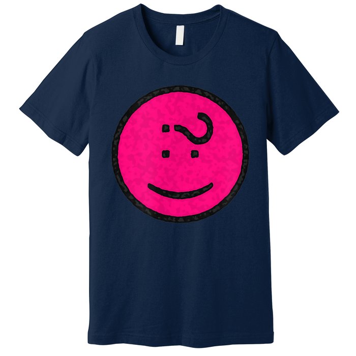 Happy Face Emoticon Funny Graphic for Teens Premium T-Shirt