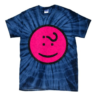 Happy Face Emoticon Funny Graphic for Teens Tie-Dye T-Shirt