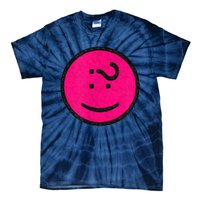 Happy Face Emoticon Funny Graphic for Teens Tie-Dye T-Shirt