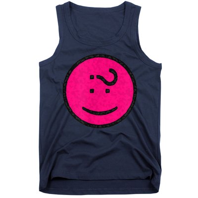 Happy Face Emoticon Funny Graphic for Teens Tank Top