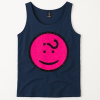 Happy Face Emoticon Funny Graphic for Teens Tank Top