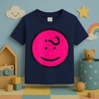 Happy Face Emoticon Funny Graphic for Teens Toddler T-Shirt