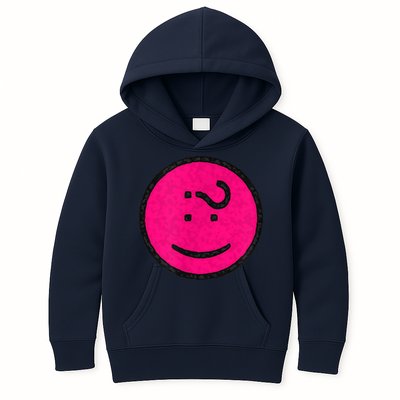Happy Face Emoticon Funny Graphic for Teens Kids Hoodie