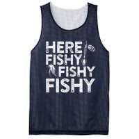 Here Fishy Fishy Fishy Hoodie Fisherman Gift Mesh Reversible Basketball Jersey Tank