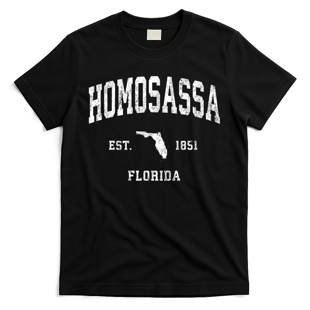 Homosassa Florida Fl Vintage Athletic T-Shirt