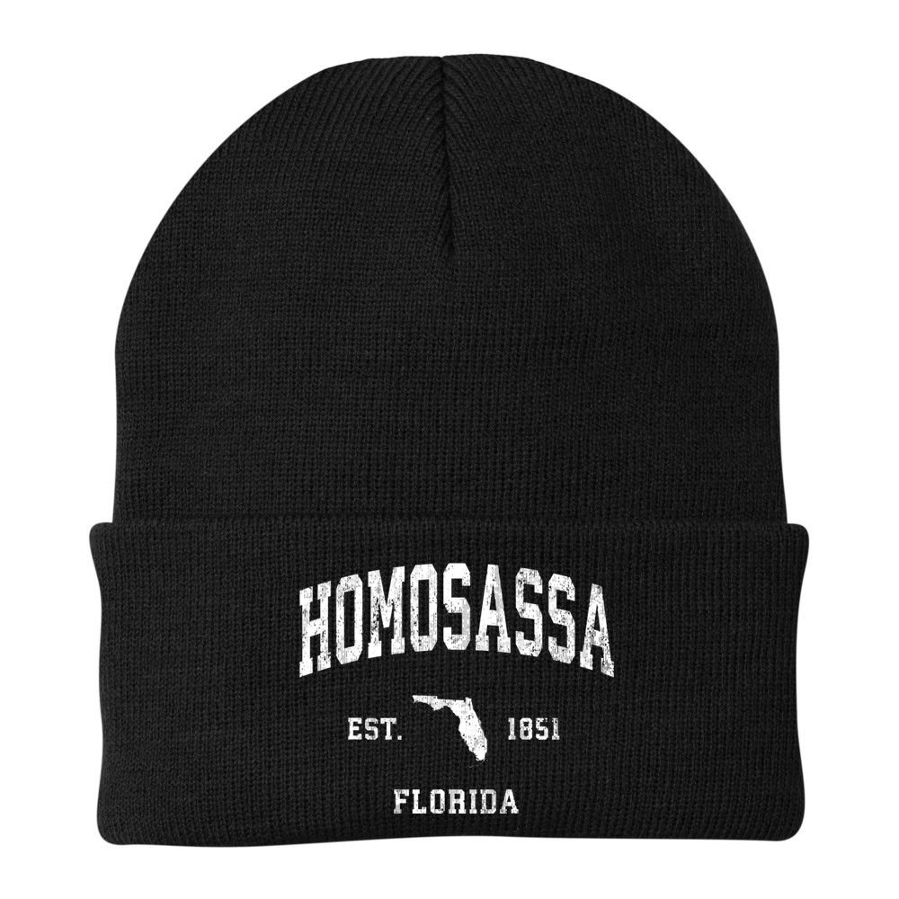 Homosassa Florida Fl Vintage Athletic Beanie