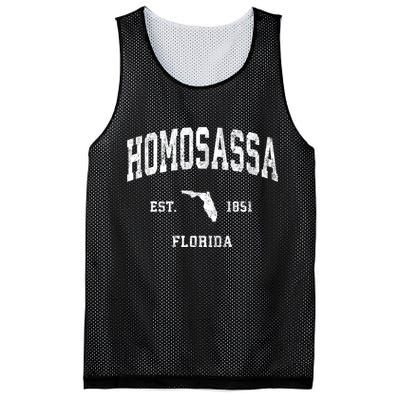 Homosassa Florida Fl Vintage Athletic Mesh Reversible Basketball Jersey Tank