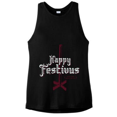 Happy Festivus For The Rest Of Us Ladies PosiCharge Tri-Blend Wicking Tank