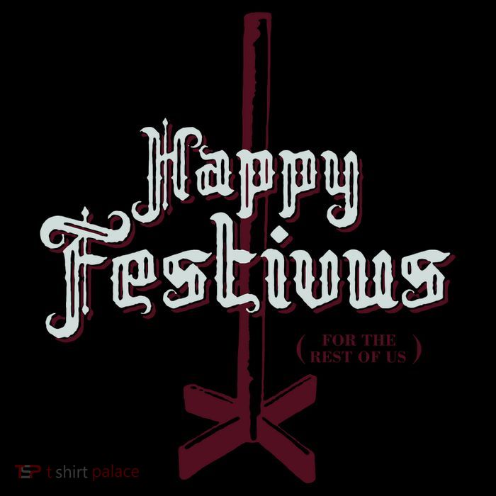 Happy Festivus For The Rest Of Us Flexfit Unipanel Trucker Cap