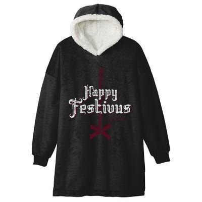 Happy Festivus For The Rest Of Us Hooded Wearable Blanket