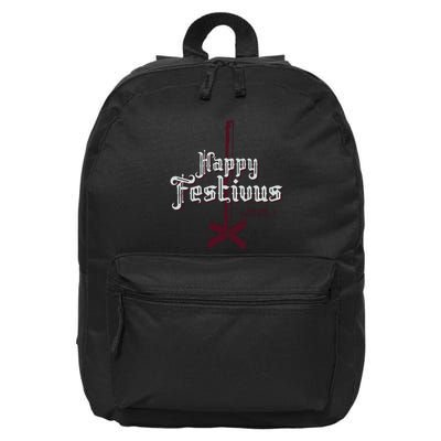 Happy Festivus For The Rest Of Us 16 in Basic Backpack