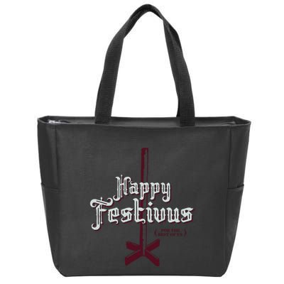 Happy Festivus For The Rest Of Us Zip Tote Bag