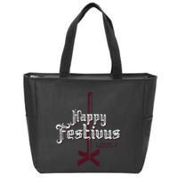 Happy Festivus For The Rest Of Us Zip Tote Bag