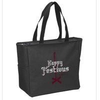 Happy Festivus For The Rest Of Us Zip Tote Bag