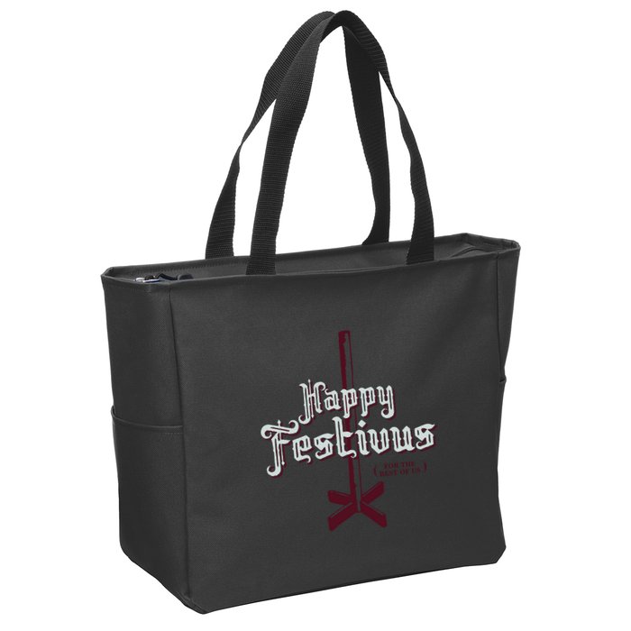 Happy Festivus For The Rest Of Us Zip Tote Bag