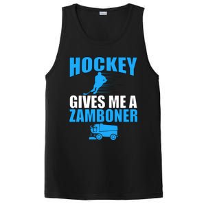 Hockey Fan Funny Gift Hockey Gives Me A Zamboner Funny Hockey Cool Gift PosiCharge Competitor Tank