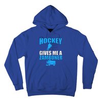 Hockey Fan Funny Gift Hockey Gives Me A Zamboner Funny Hockey Cool Gift Hoodie