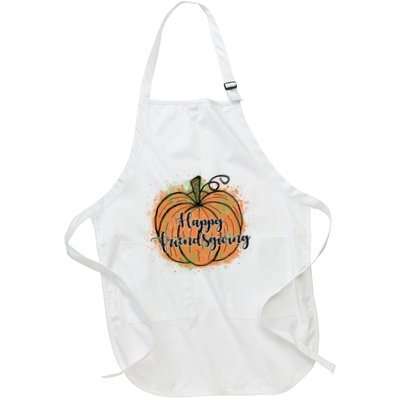Happy Friendsgiving Fall Pumpkin Gift Apron