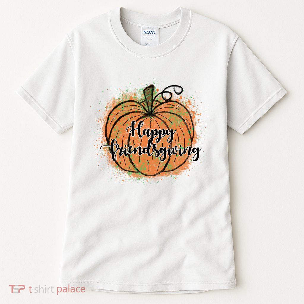 Happy Friendsgiving Fall Pumpkin Gift Tall T-Shirt
