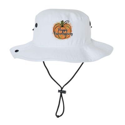 Happy Friendsgiving Fall Pumpkin Gift Legacy Cool Fit Booney Bucket Hat