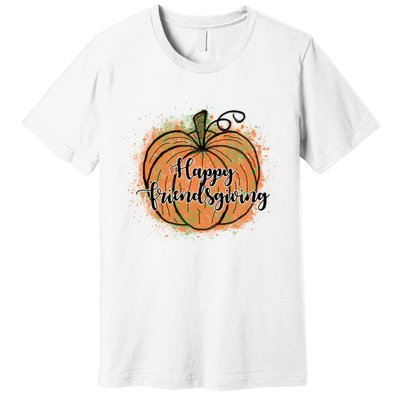 Happy Friendsgiving Fall Pumpkin Gift Premium T-Shirt