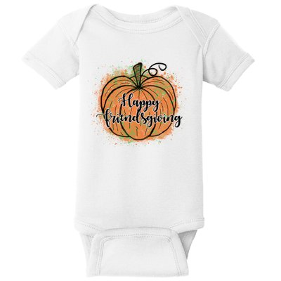 Happy Friendsgiving Fall Pumpkin Gift Baby Bodysuit