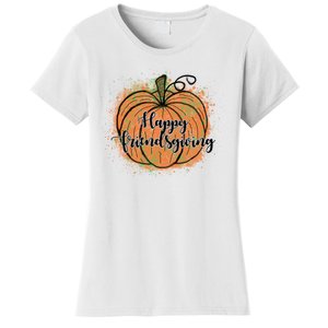 Happy Friendsgiving Fall Pumpkin Gift Women's T-Shirt