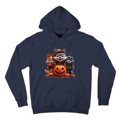 Halloween Fox Friends Trio Tall Hoodie