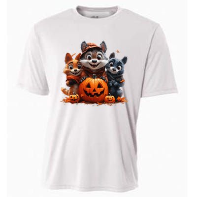 Halloween Fox Friends Trio Cooling Performance Crew T-Shirt