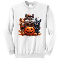 Halloween Fox Friends Trio Sweatshirt