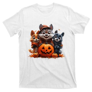 Halloween Fox Friends Trio T-Shirt