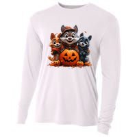 Halloween Fox Friends Trio Cooling Performance Long Sleeve Crew