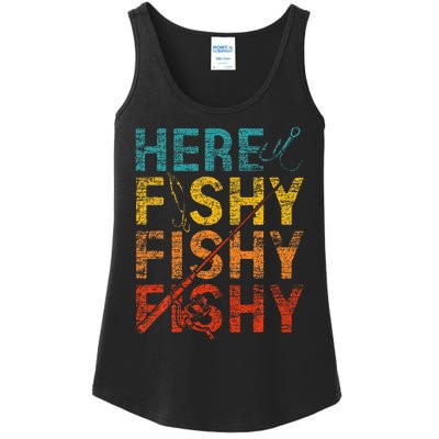 Here Fishy Fishy Fishy Ladies Essential Tank