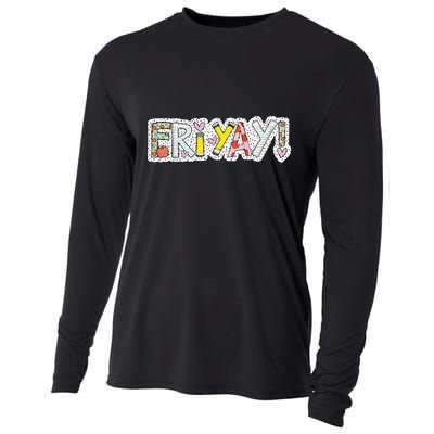 Happy Friyay Friday Lovers Fun Teacher Friyay Weekend Cooling Performance Long Sleeve Crew