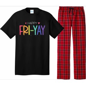 Happy FriYay Friday Funny Teacher Life Happy Friday Pajama Set