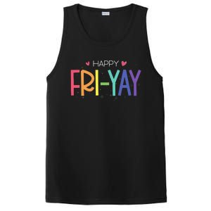 Happy FriYay Friday Funny Teacher Life Happy Friday PosiCharge Competitor Tank