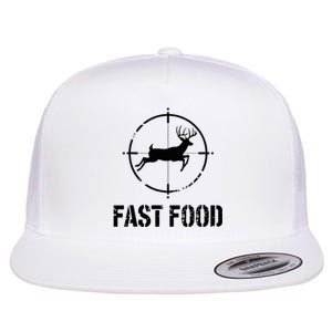 Hunting Fast Food Deer Orange Flat Bill Trucker Hat