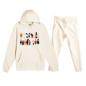 Horse Farm Farming Riding Horse Horseback For Women Premium Hooded Sweatsuit Set