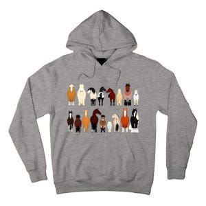 Horse Farm Farming Riding Horse Horseback For Women Tall Hoodie