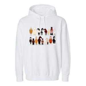 Horse Farm Farming Riding Horse Horseback For Women Garment-Dyed Fleece Hoodie