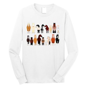 Horse Farm Farming Riding Horse Horseback For Women Long Sleeve Shirt