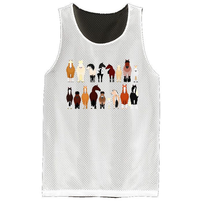 Horse Farm Farming Riding Horse Horseback For Women Mesh Reversible Basketball Jersey Tank