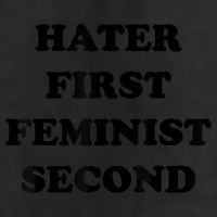 Hater First Feminist Second Funny Cool Comfort Performance Bucket Hat
