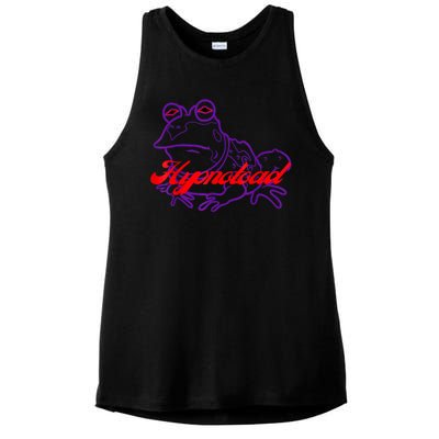 Hypnotoad Funny Frog Football Coach Design Gift Fan Hypnotoad Ladies PosiCharge Tri-Blend Wicking Tank