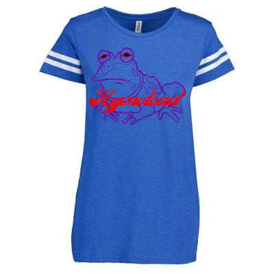 Hypnotoad Funny Frog Football Coach Design Gift Fan Hypnotoad Enza Ladies Jersey Football T-Shirt