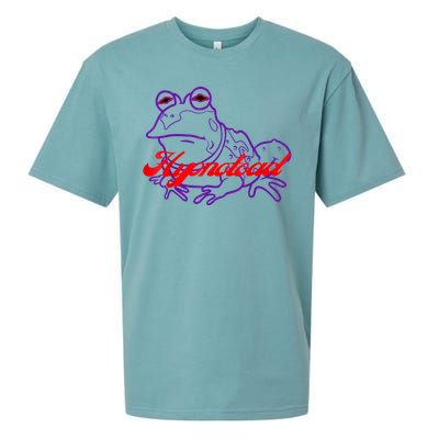 Hypnotoad Funny Frog Football Coach Design Gift Fan Hypnotoad Sueded Cloud Jersey T-Shirt